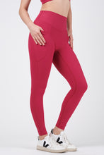 Load image into Gallery viewer, Rib Flex Pocket Pants - Berry