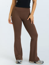 Load image into Gallery viewer, Groovy Flare Leggings - Espresso