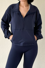 Load image into Gallery viewer, Half Zip Pullover - Navy