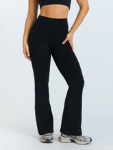 Load image into Gallery viewer, Groovy Flare Leggings - Onyx