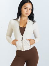 Load image into Gallery viewer, Contour Full Zip Jacket - Oat