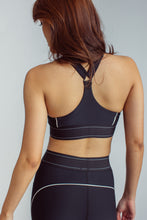 Load image into Gallery viewer, Aces Contrast Bra - Black