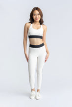 Load image into Gallery viewer, Aces Bra and Leggings Contrast Set - Oat Contrast