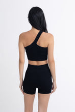 Load image into Gallery viewer, Cross Rib Bra Set - Onyx