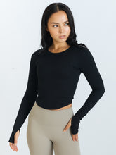 Load image into Gallery viewer, All Day Contour Long Sleeve - Onyx
