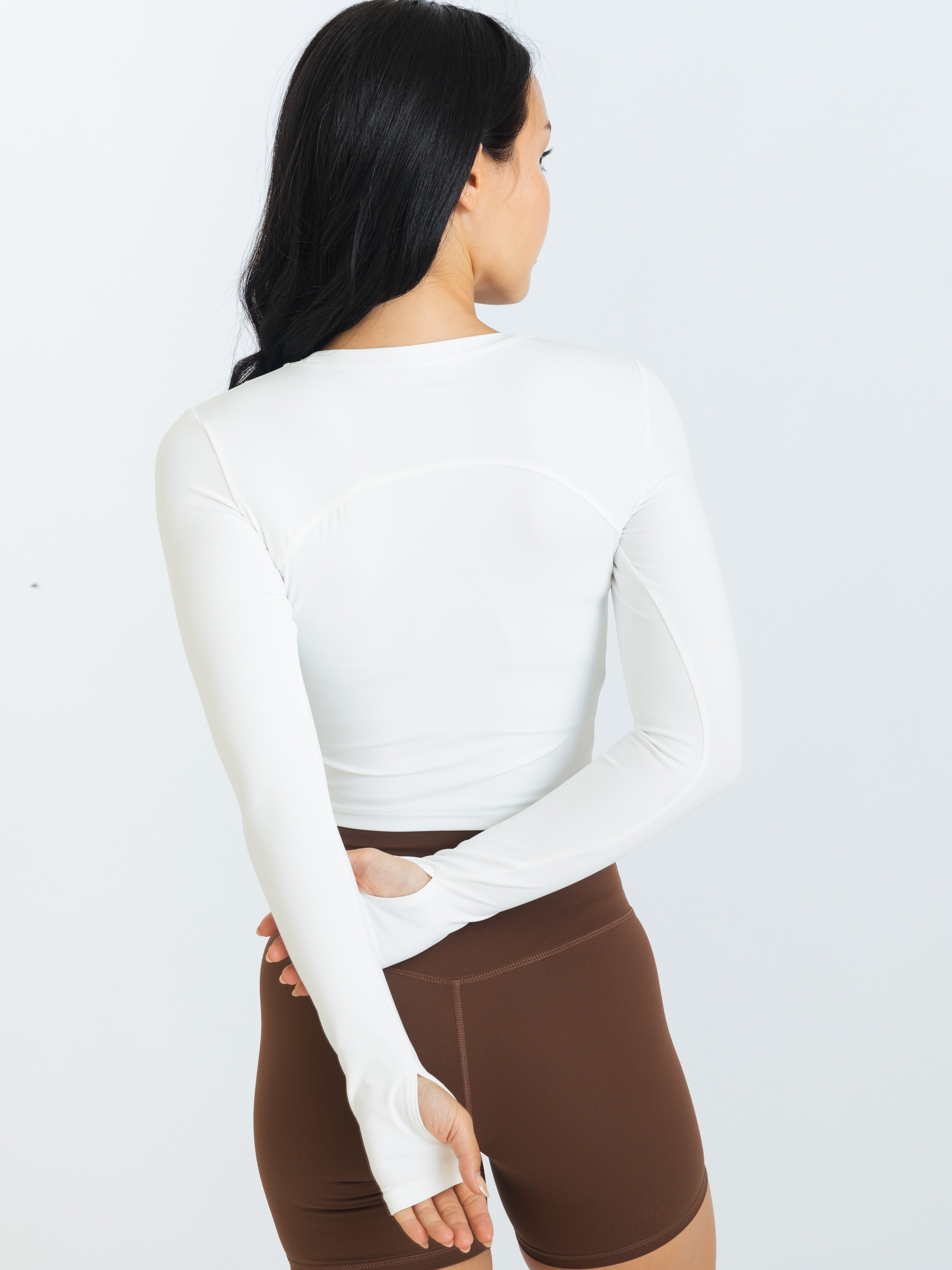 All Day Contour Long Sleeve - Blanc