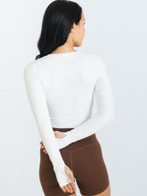 Load image into Gallery viewer, All Day Contour Long Sleeve - Blanc
