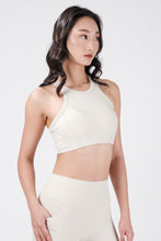 Load image into Gallery viewer, Rib Flex High Neck Bra - Oat
