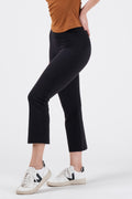 Mini Flare Pants (Crop) - Onyx