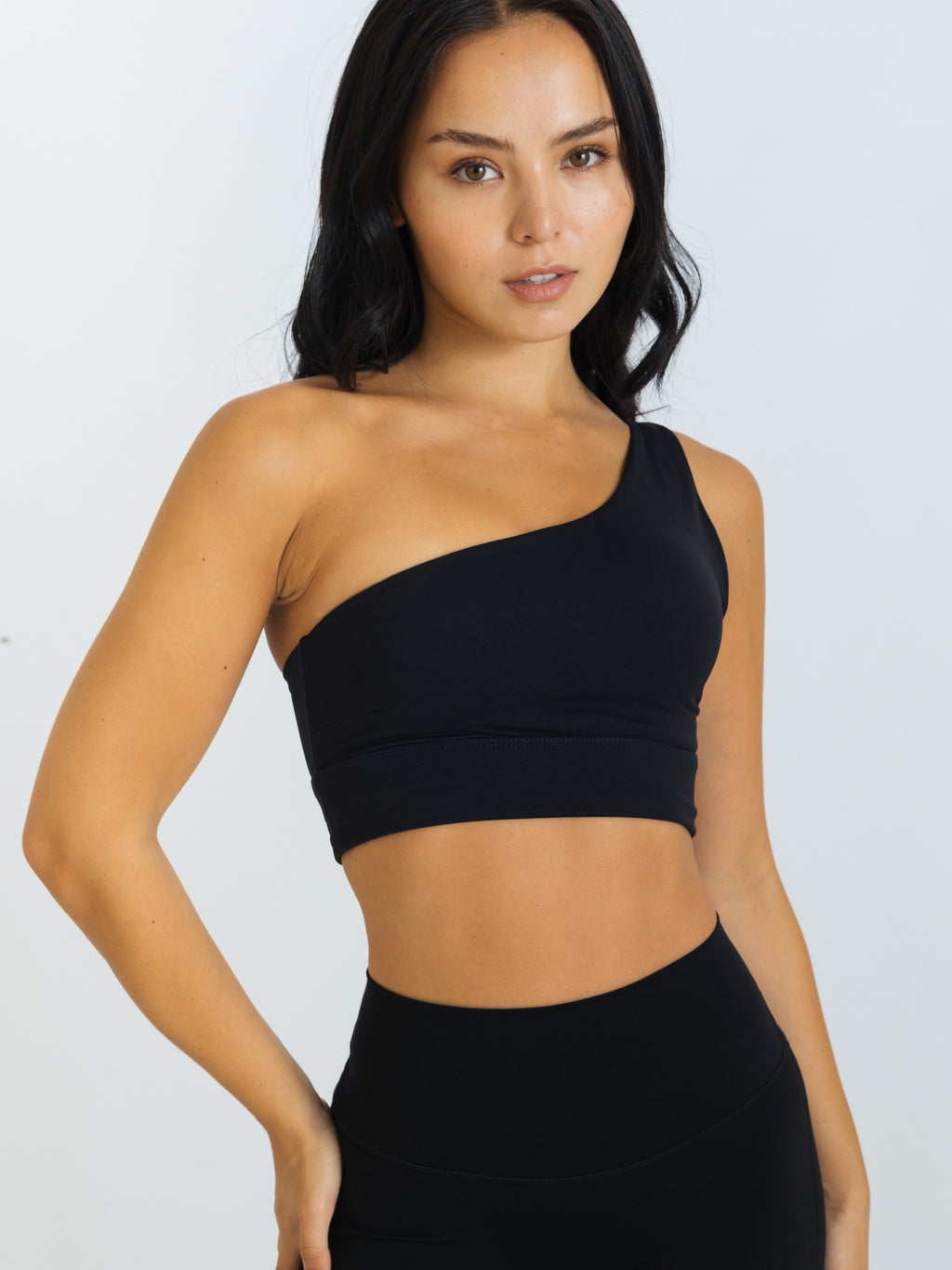 Glow One Shoulder Bra - Oat