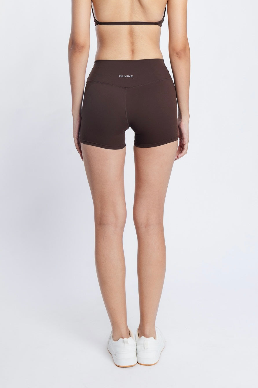 Mini Shorts - Espresso