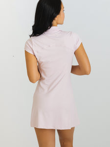 Court Polo Dress - Blush