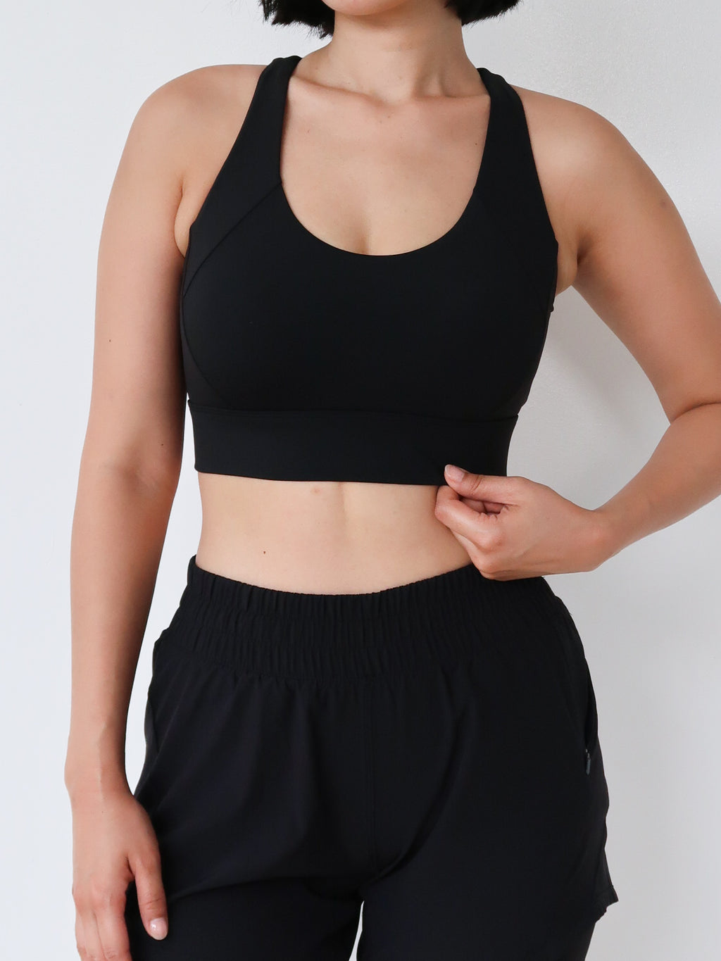 Tempo Clasp Bra - Onyx