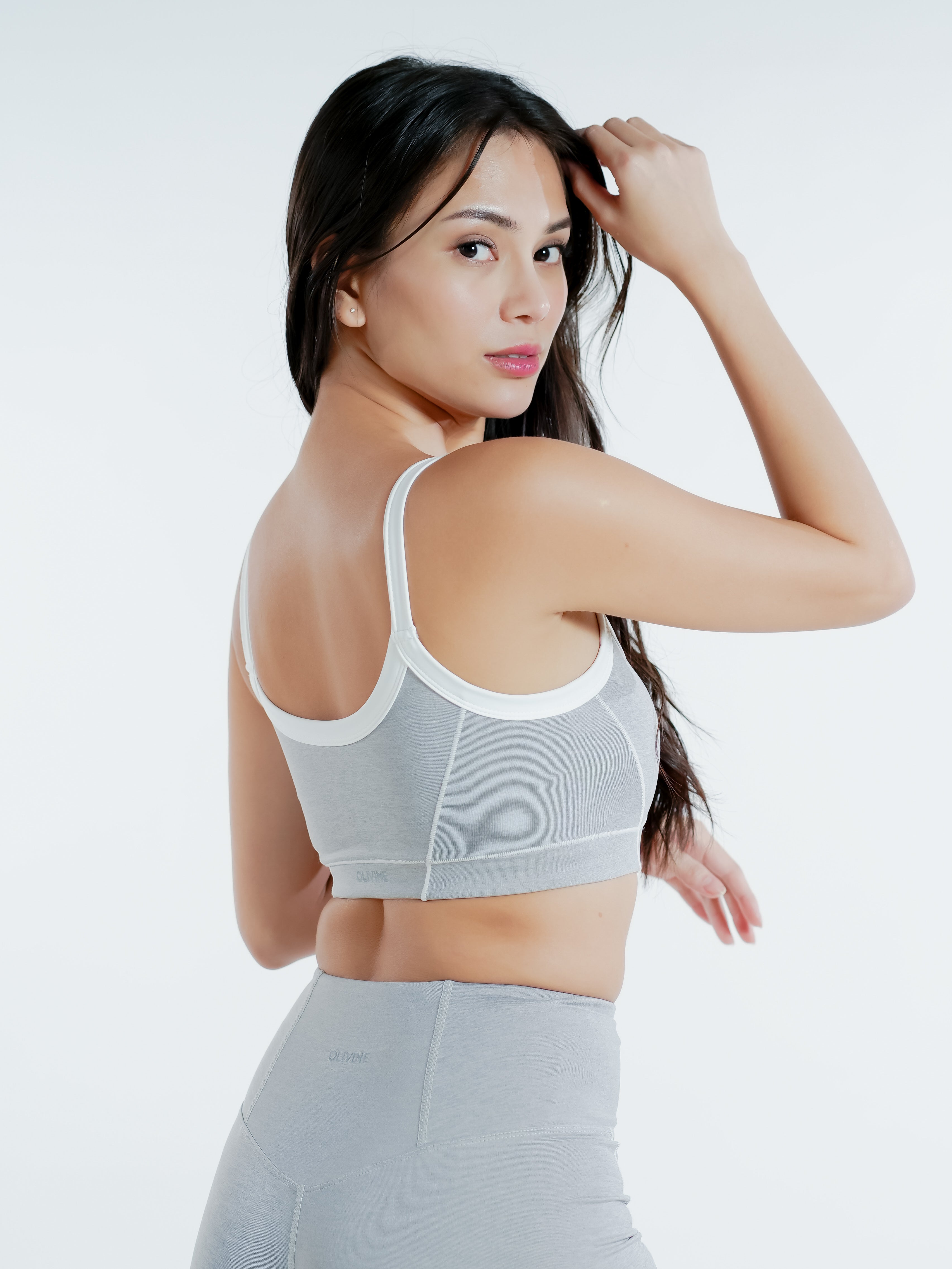 Line Up Cami Bra - Heather Grey
