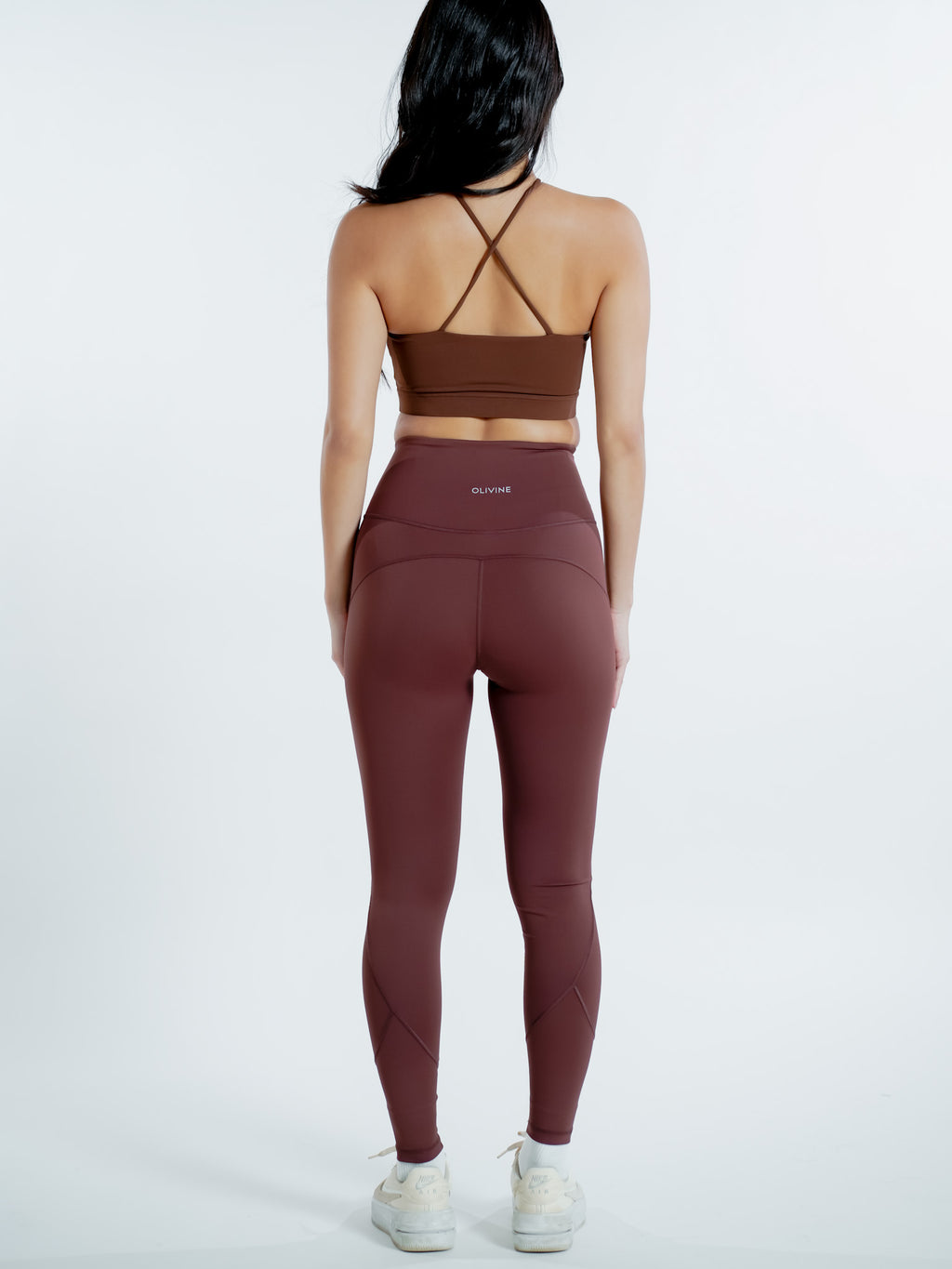 Perform High Rise Leggings - Truffle