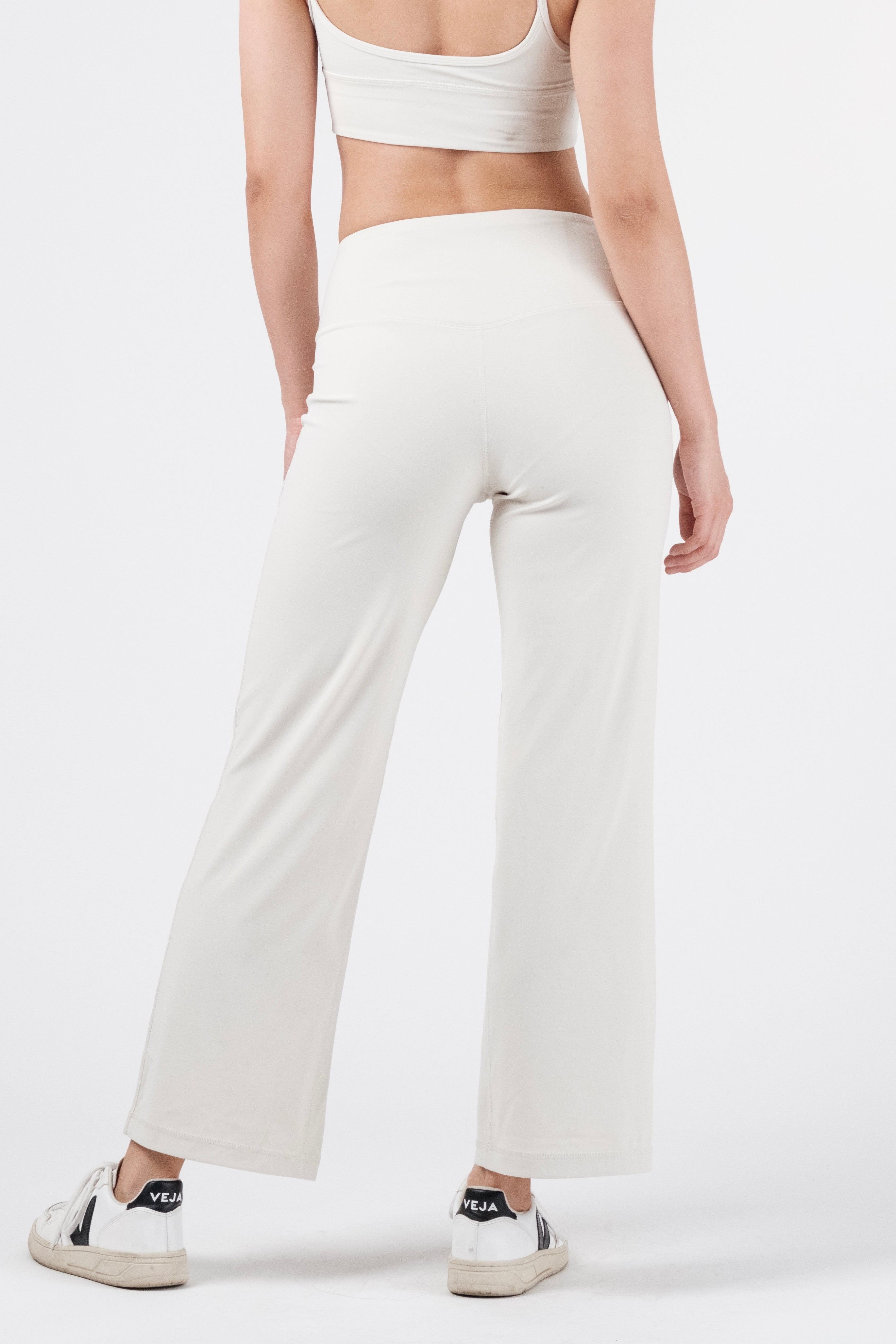 Vibe Wide Leg Pants - Ivory