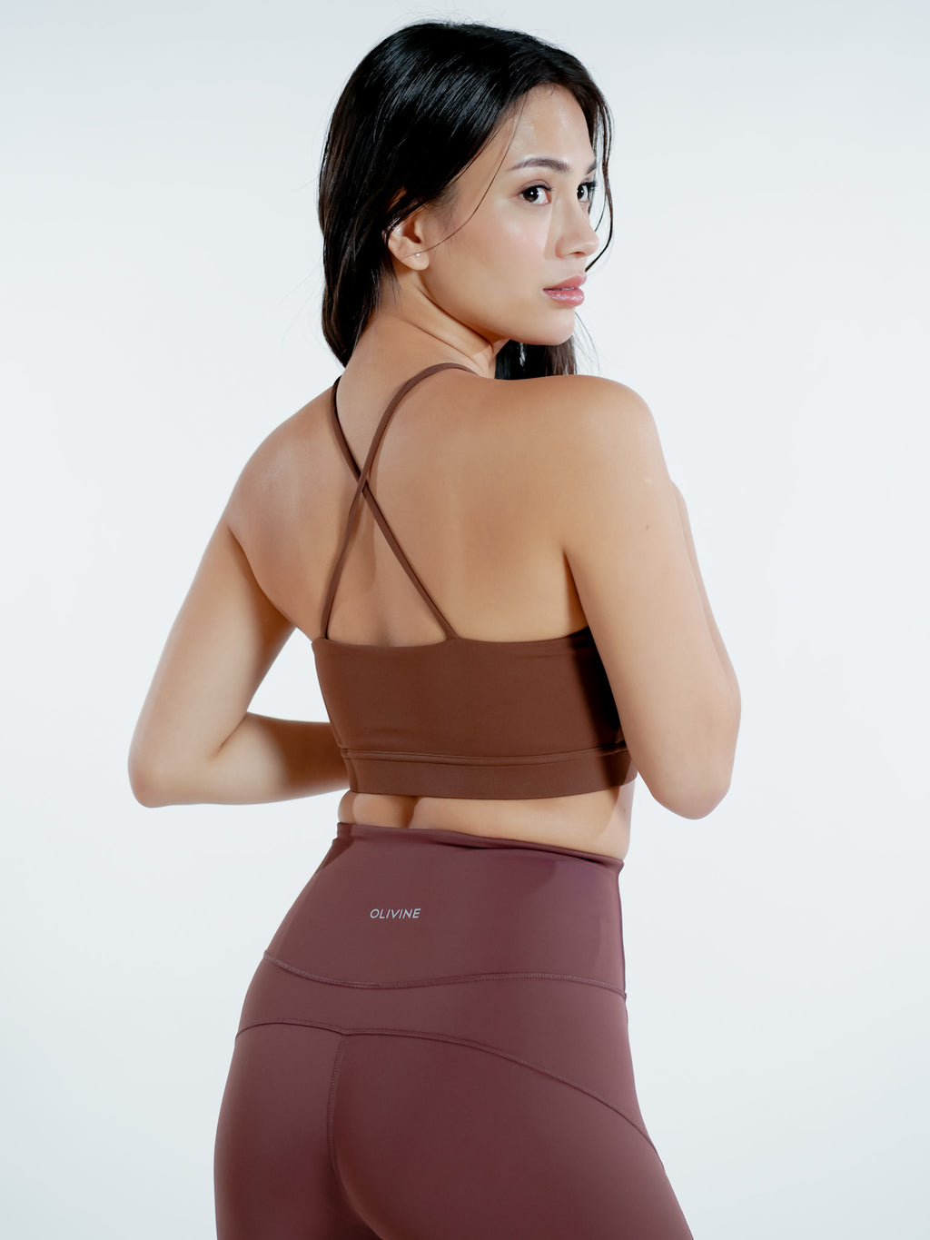 Keyhole Bra - Chestnut