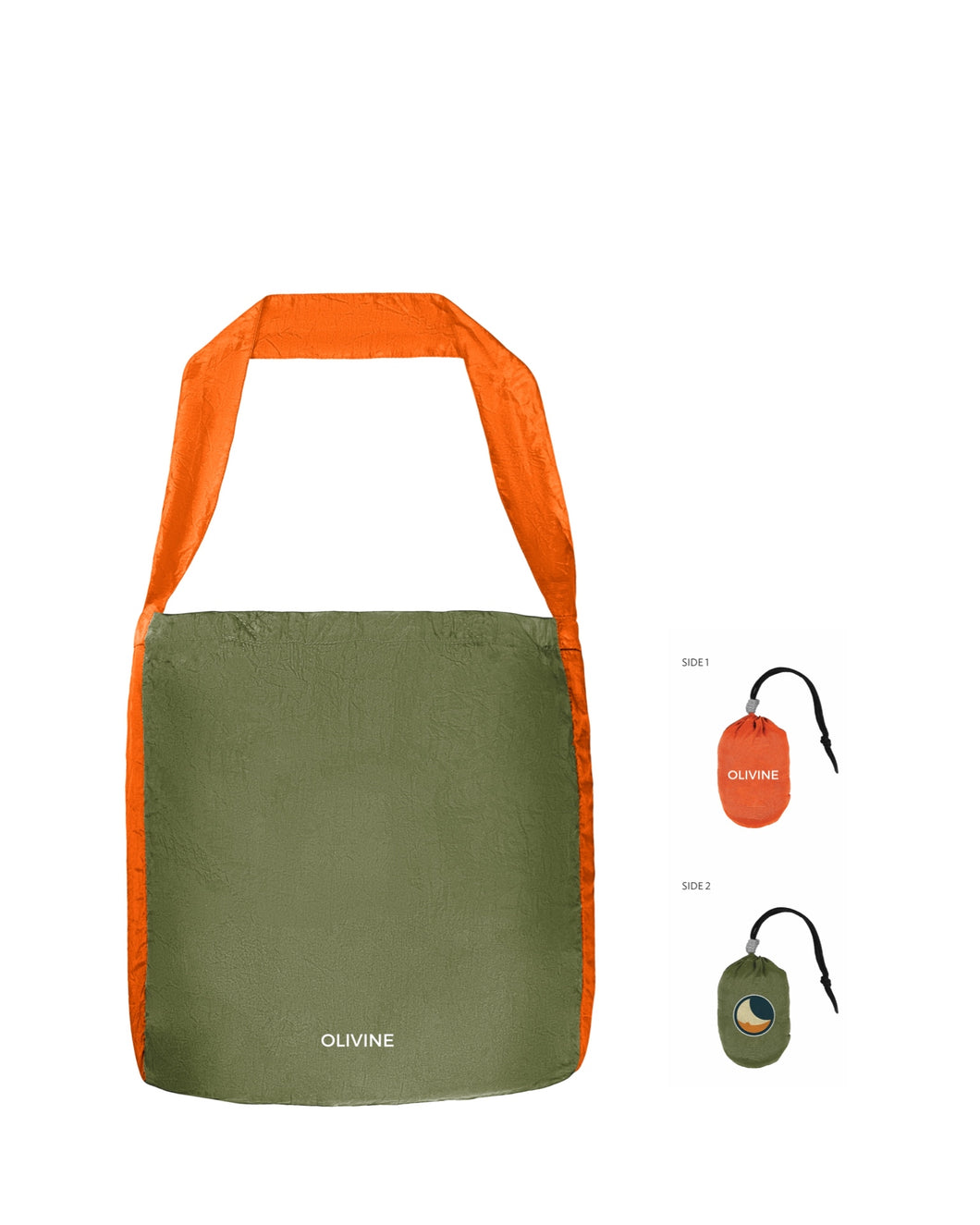 Eco Market Bag - Multi(Olive/Orange)