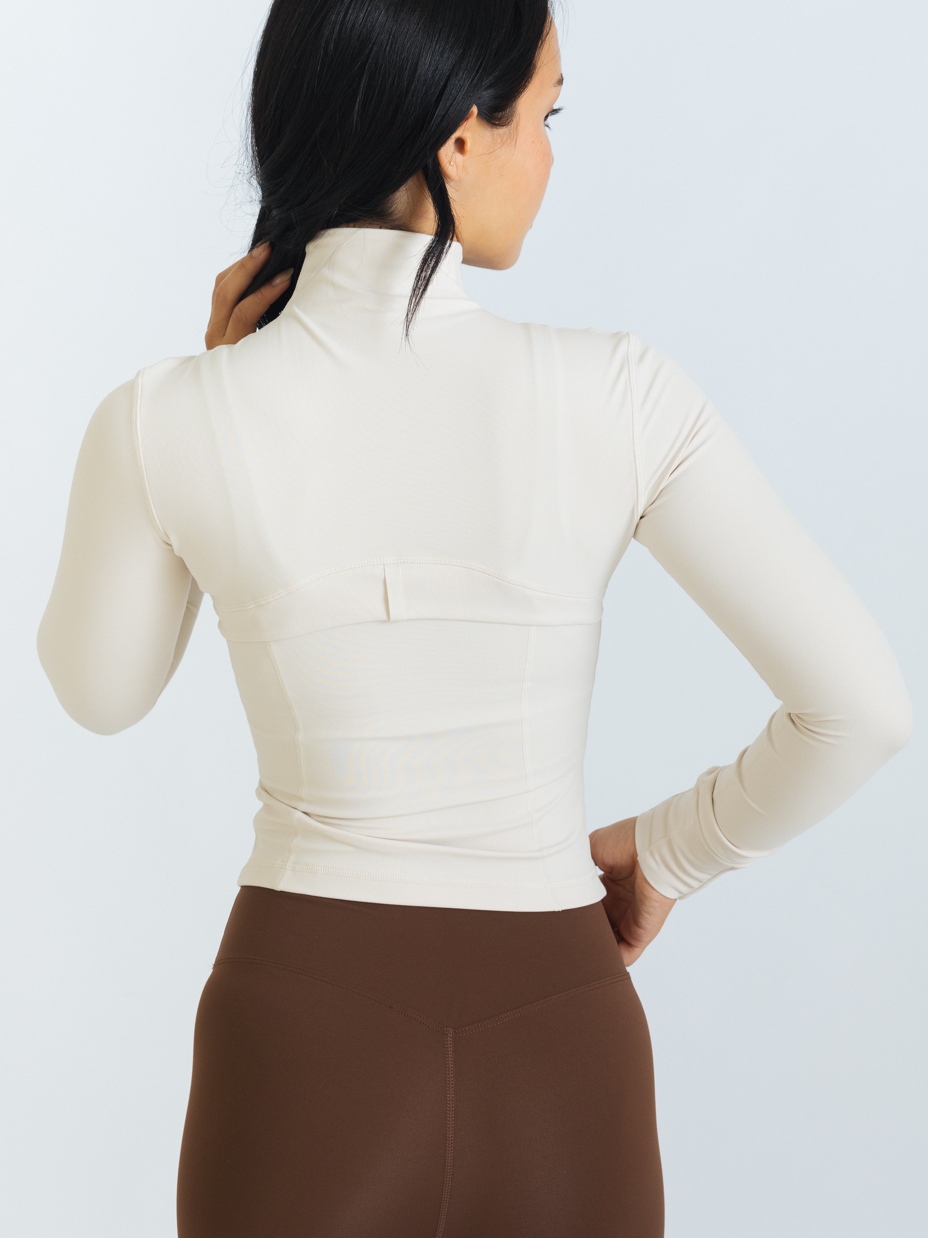 Contour Full Zip Jacket - Oat