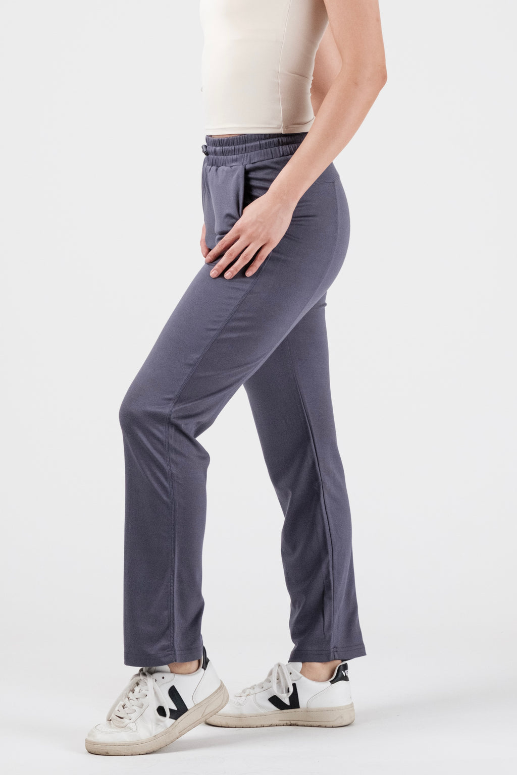 On the Go Garter Pants - Mineral