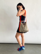 Load image into Gallery viewer, Eco Market Bag - Multi(Olive/Orange)
