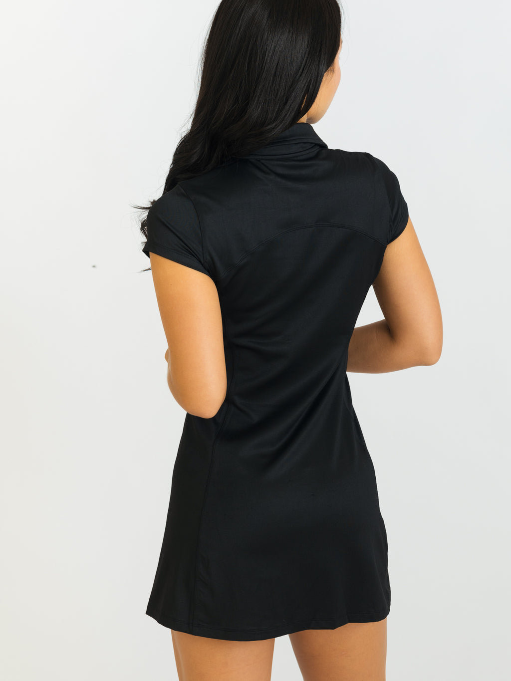 Court Polo Dress - Onyx