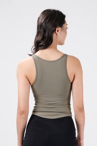 Hold Tight Padded Tank - Olive
