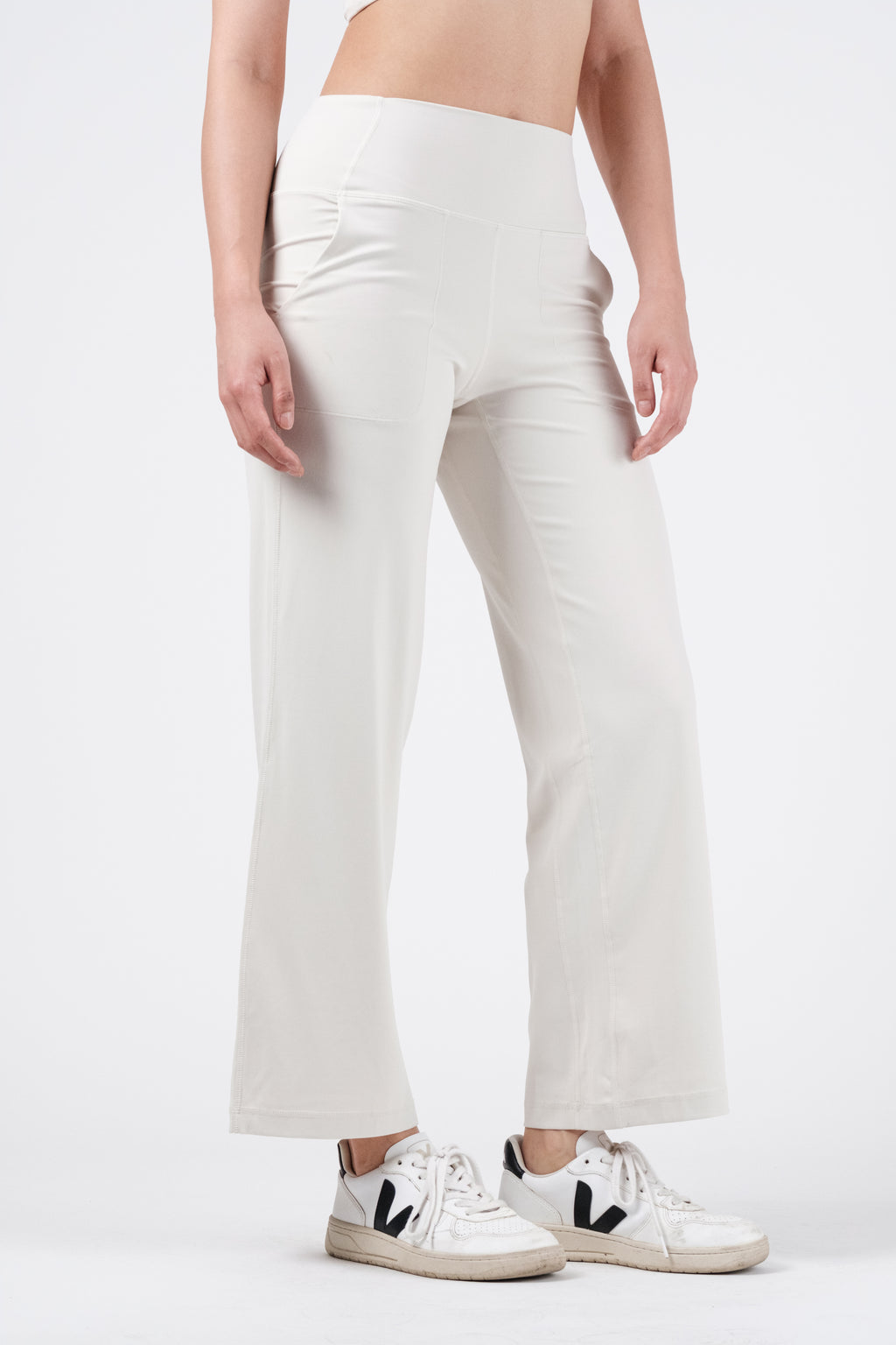 Vibe Wide Leg Pants - Ivory