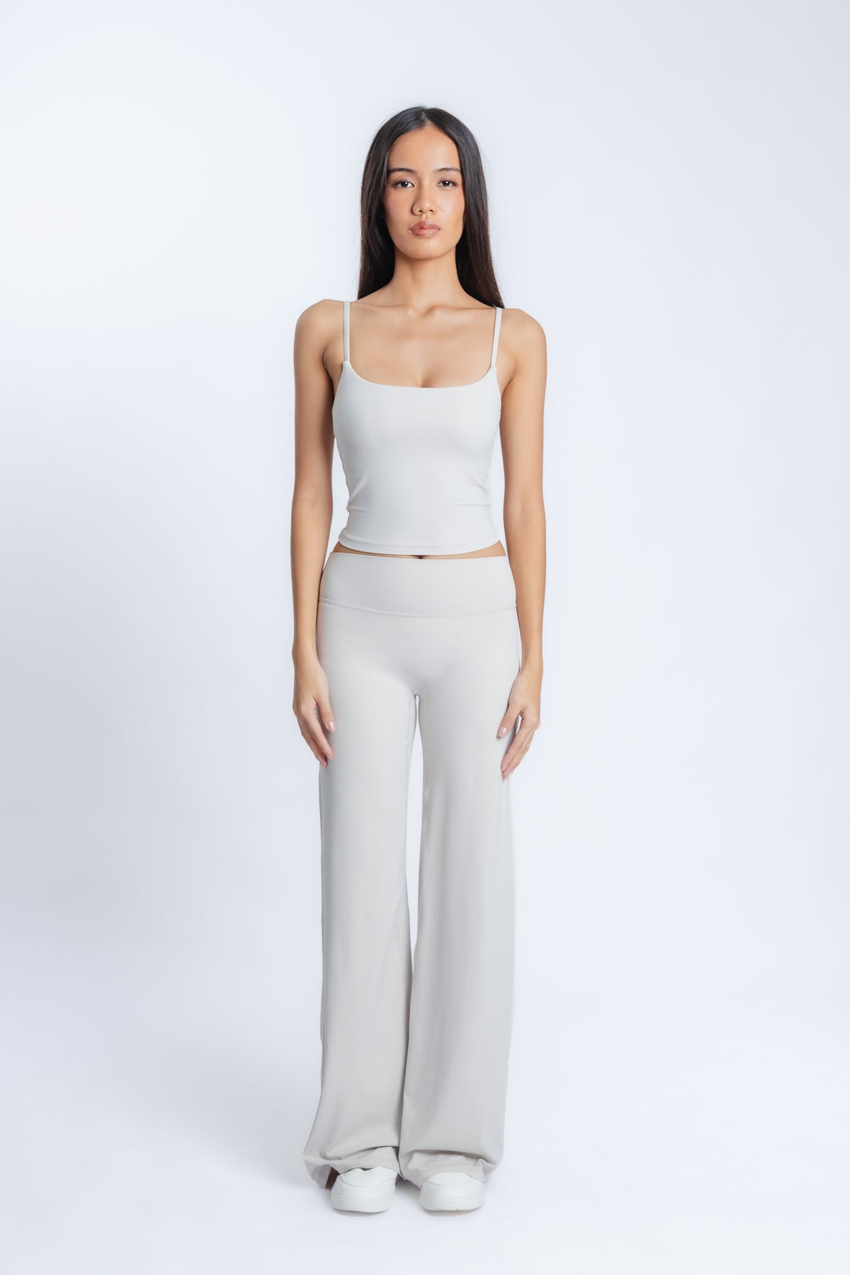 SoftForm Straight Leg Pants - Oyster