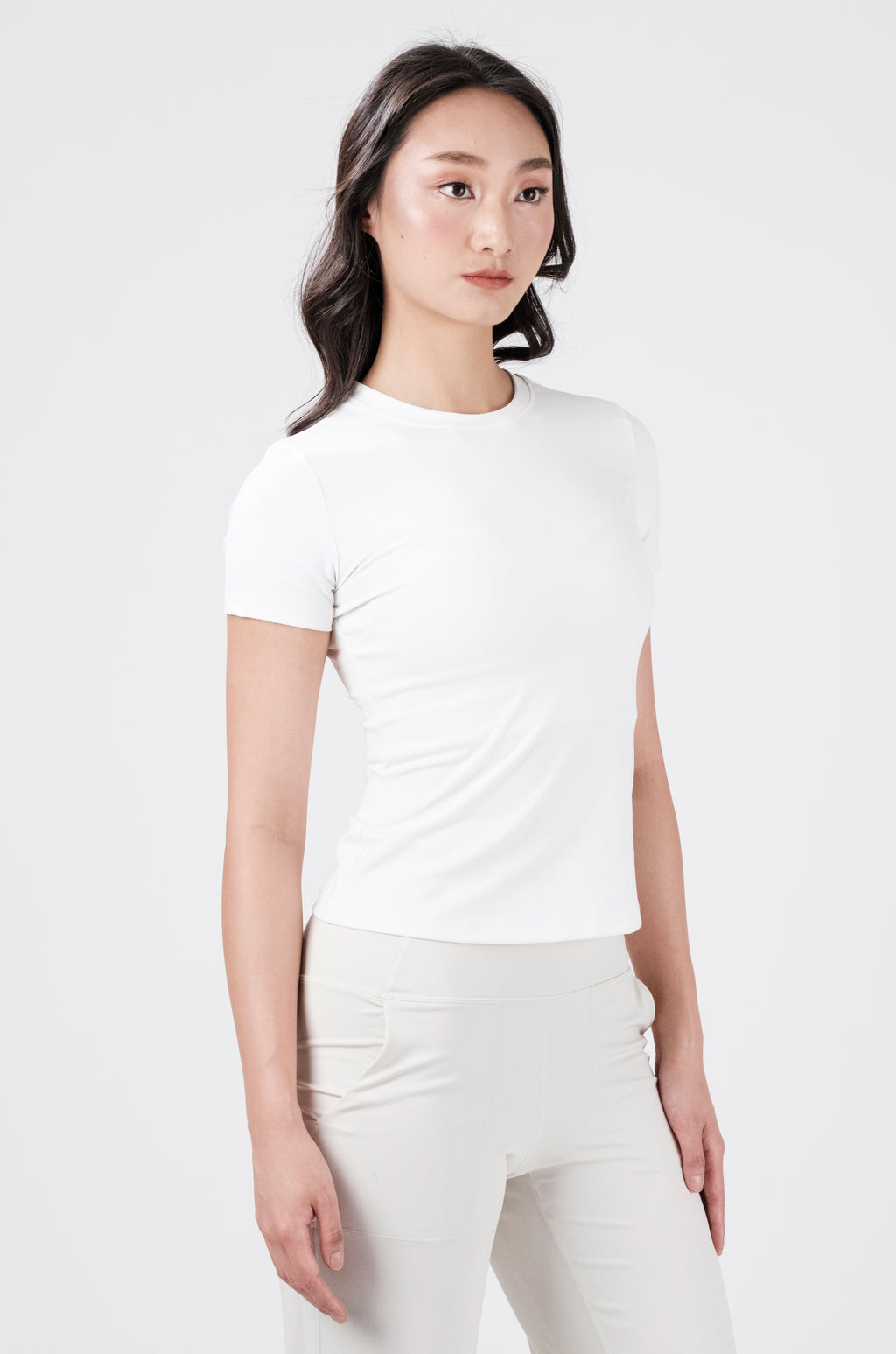 All Day Sculpt Tee - Blanc