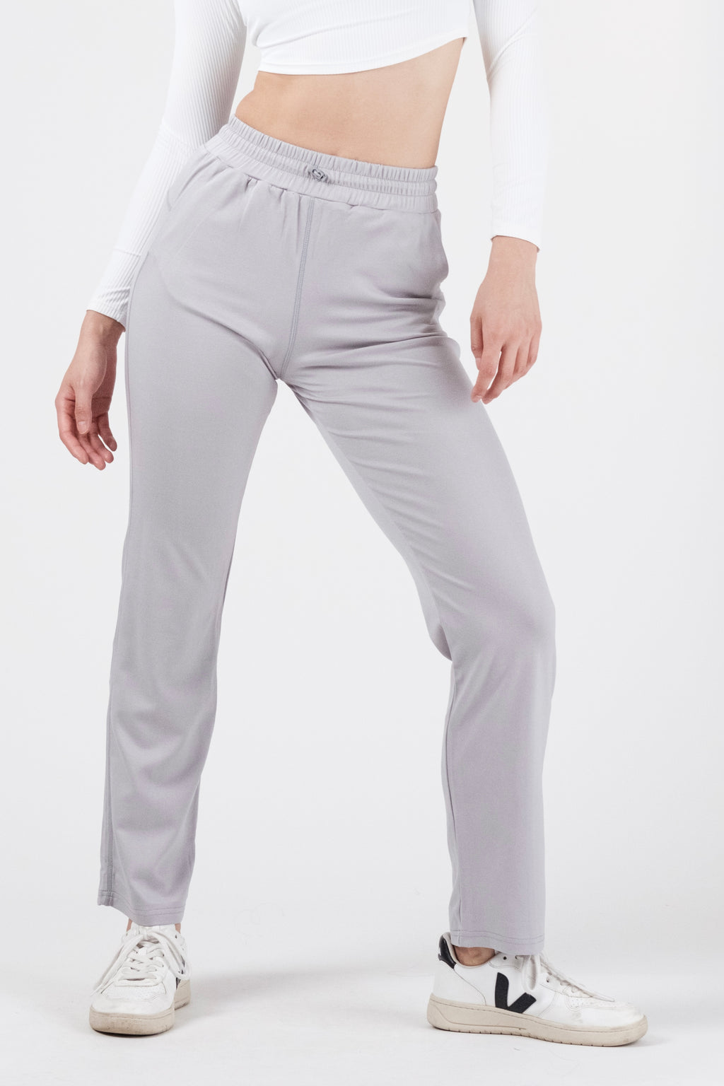 On the Go Garter Pants - Stonewash