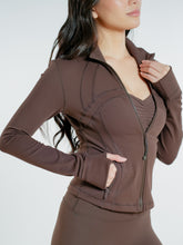 Load image into Gallery viewer, Contour Full Zip Jacket - Espresso
