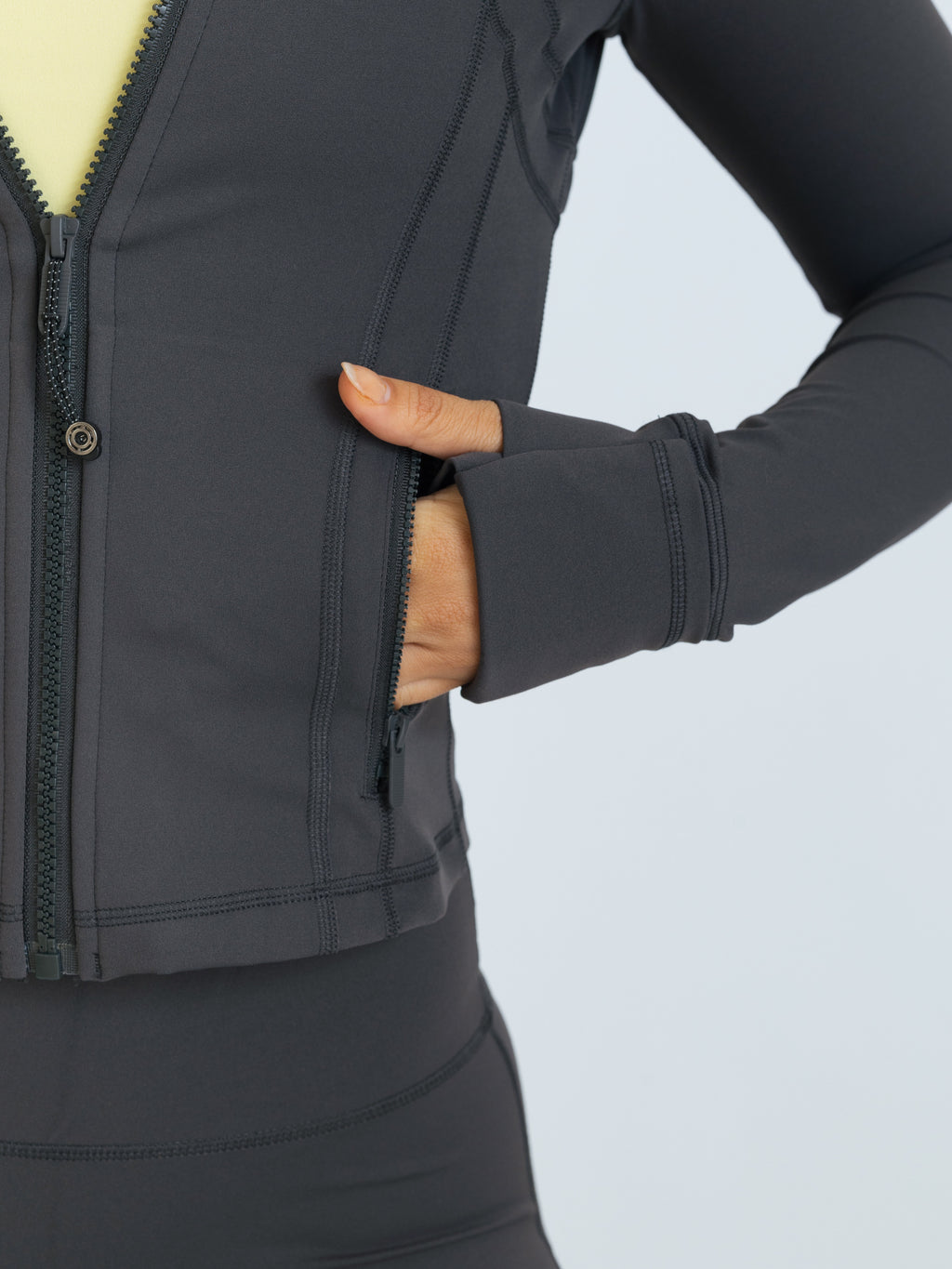 Contour Full Zip Jacket - Smoke