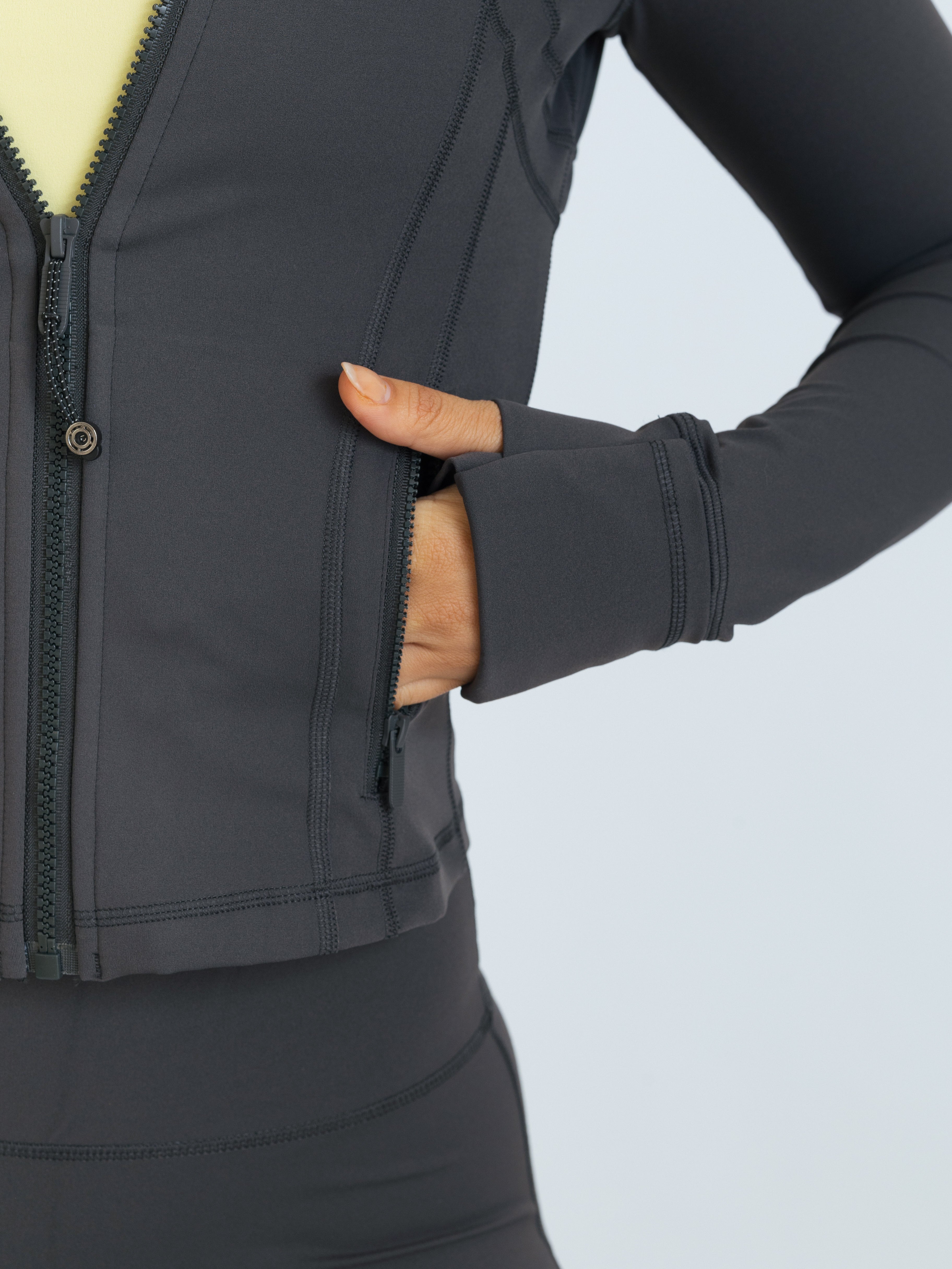 Contour Full Zip Jacket - Smoke