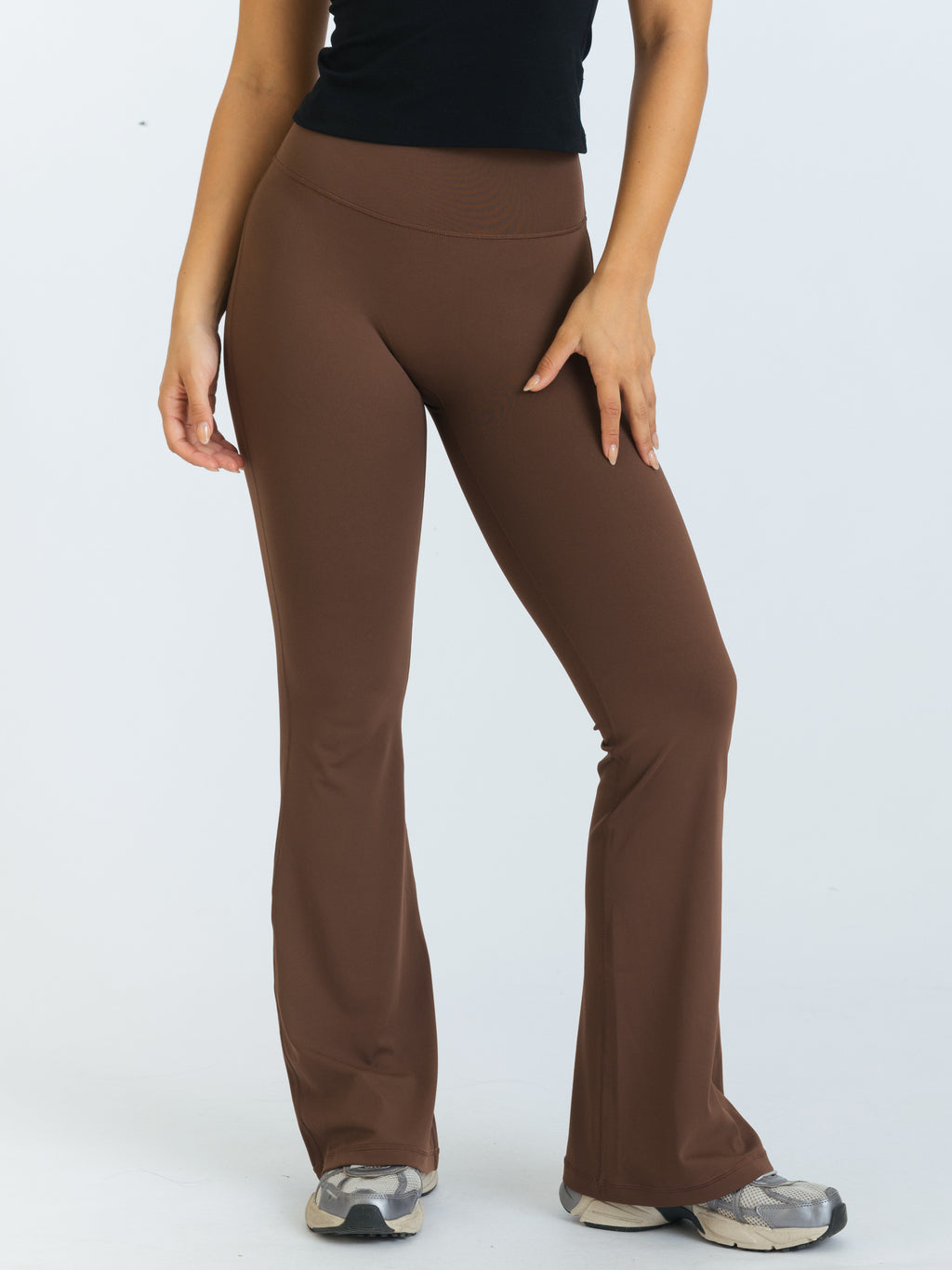 Groovy Flare Leggings - Espresso