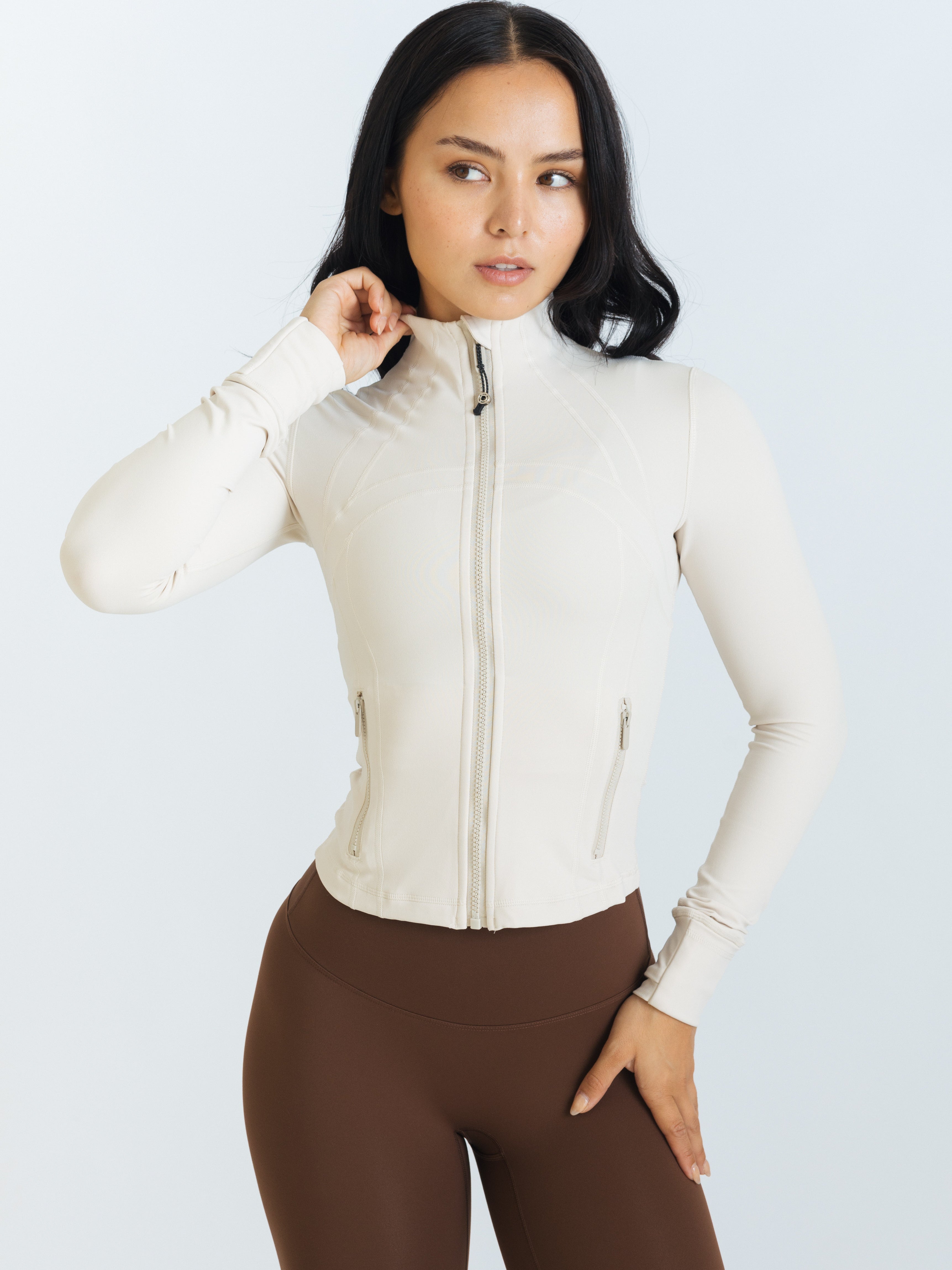 Contour Full Zip Jacket - Oat