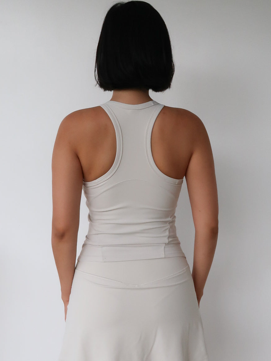 Everyday Padded Tank - Oat