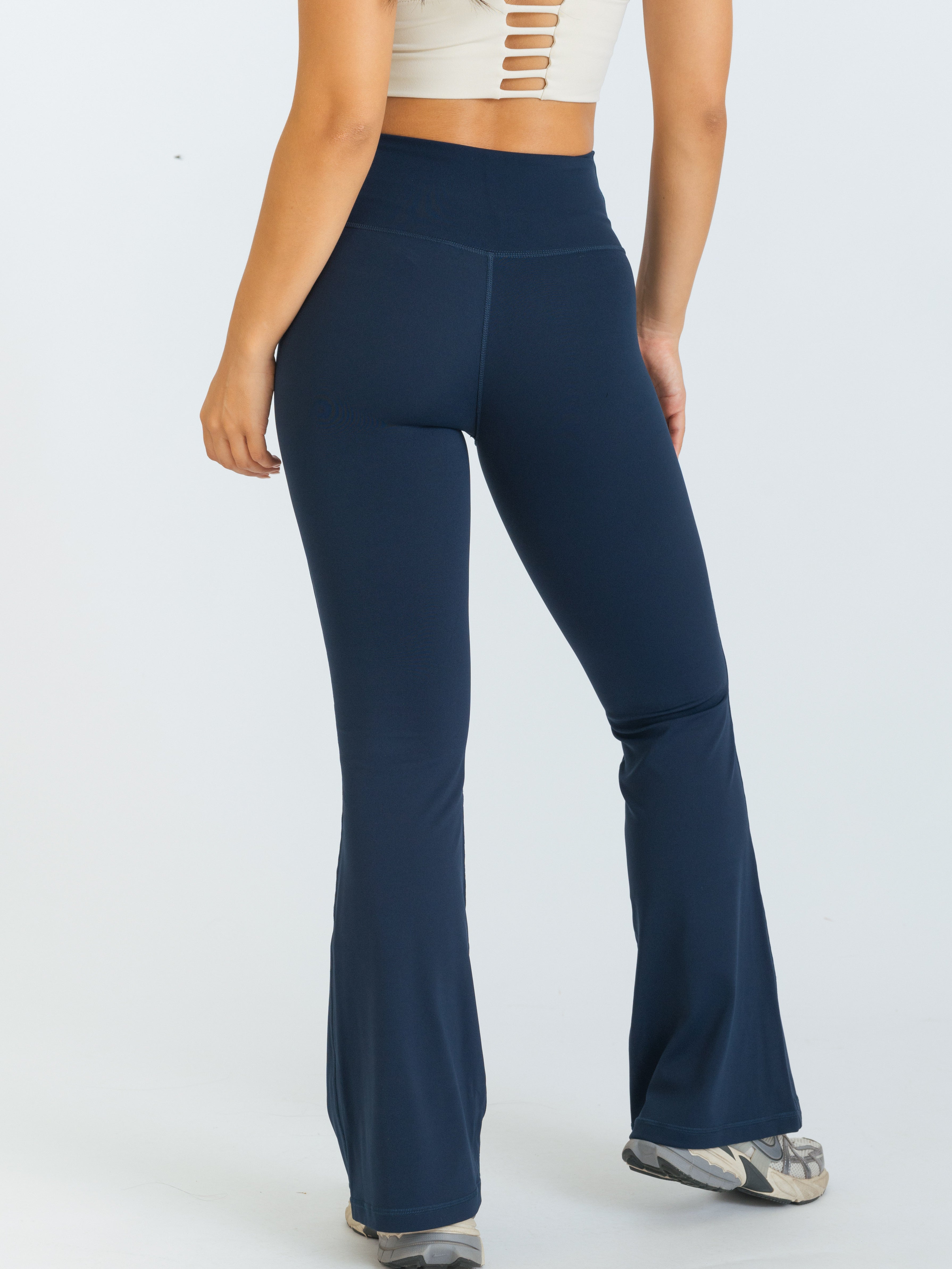 Groovy Flare Leggings - Navy