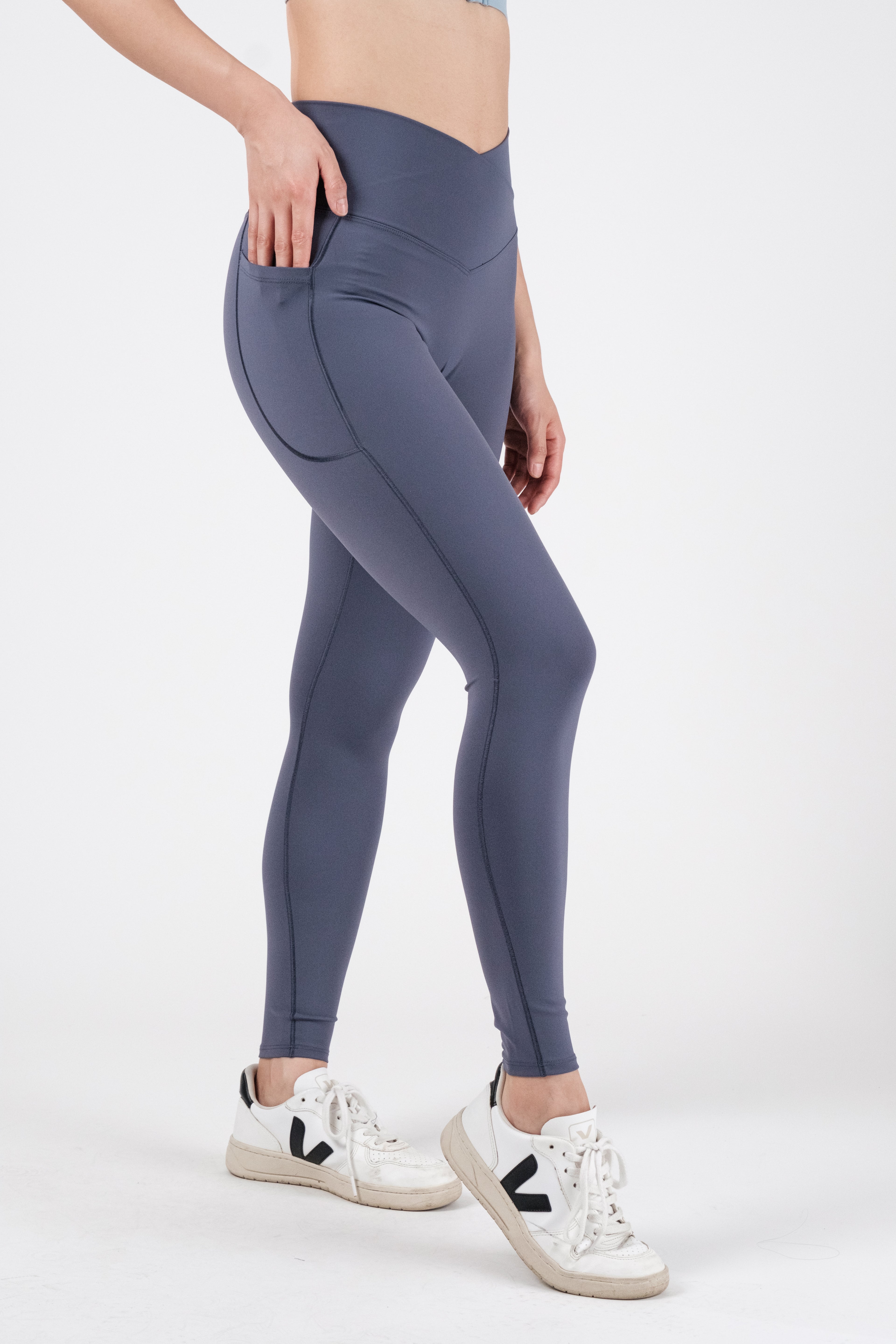 Crossover Pocket Pants - Fog