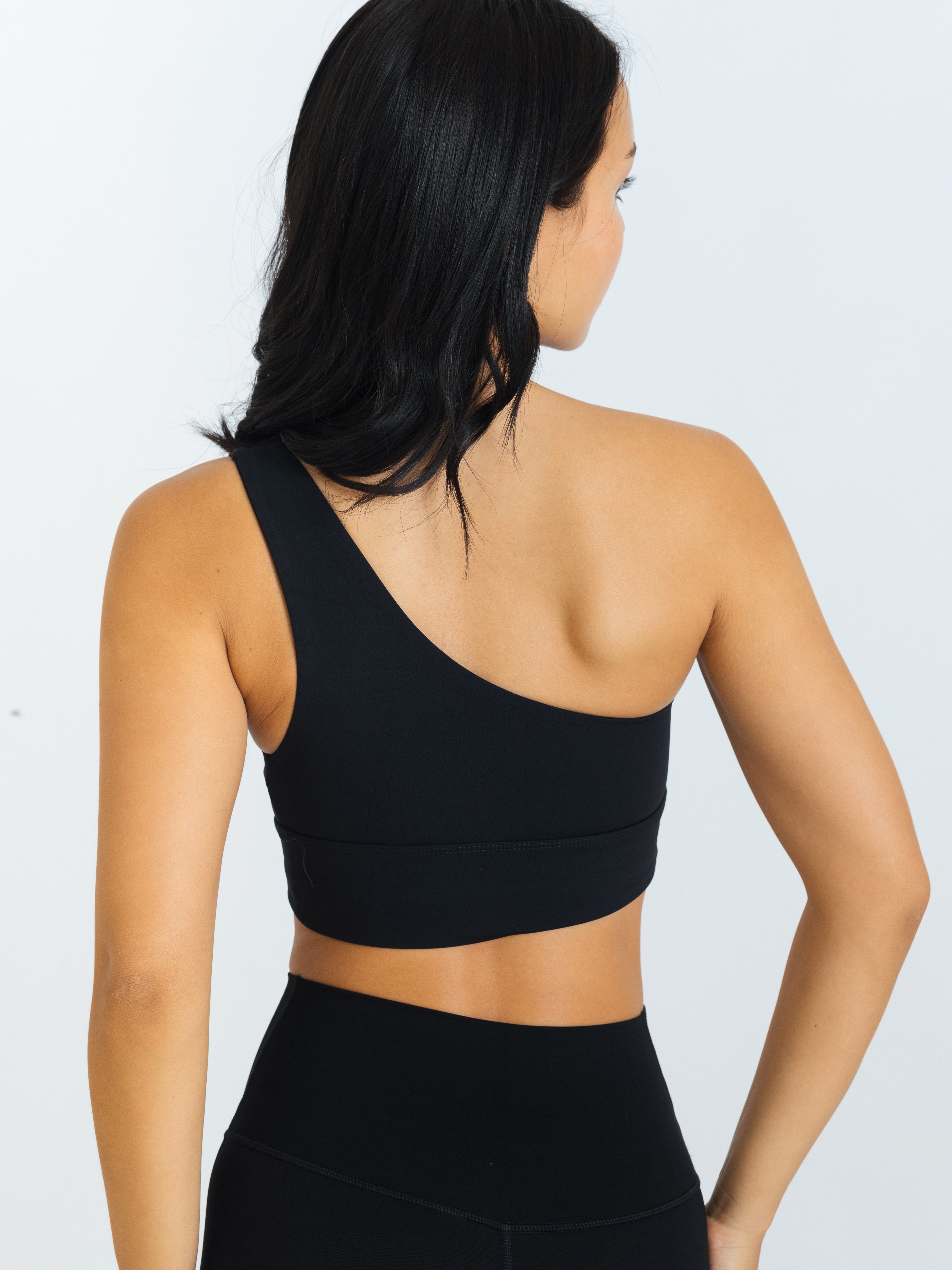 Glow One Shoulder Bra - Oat