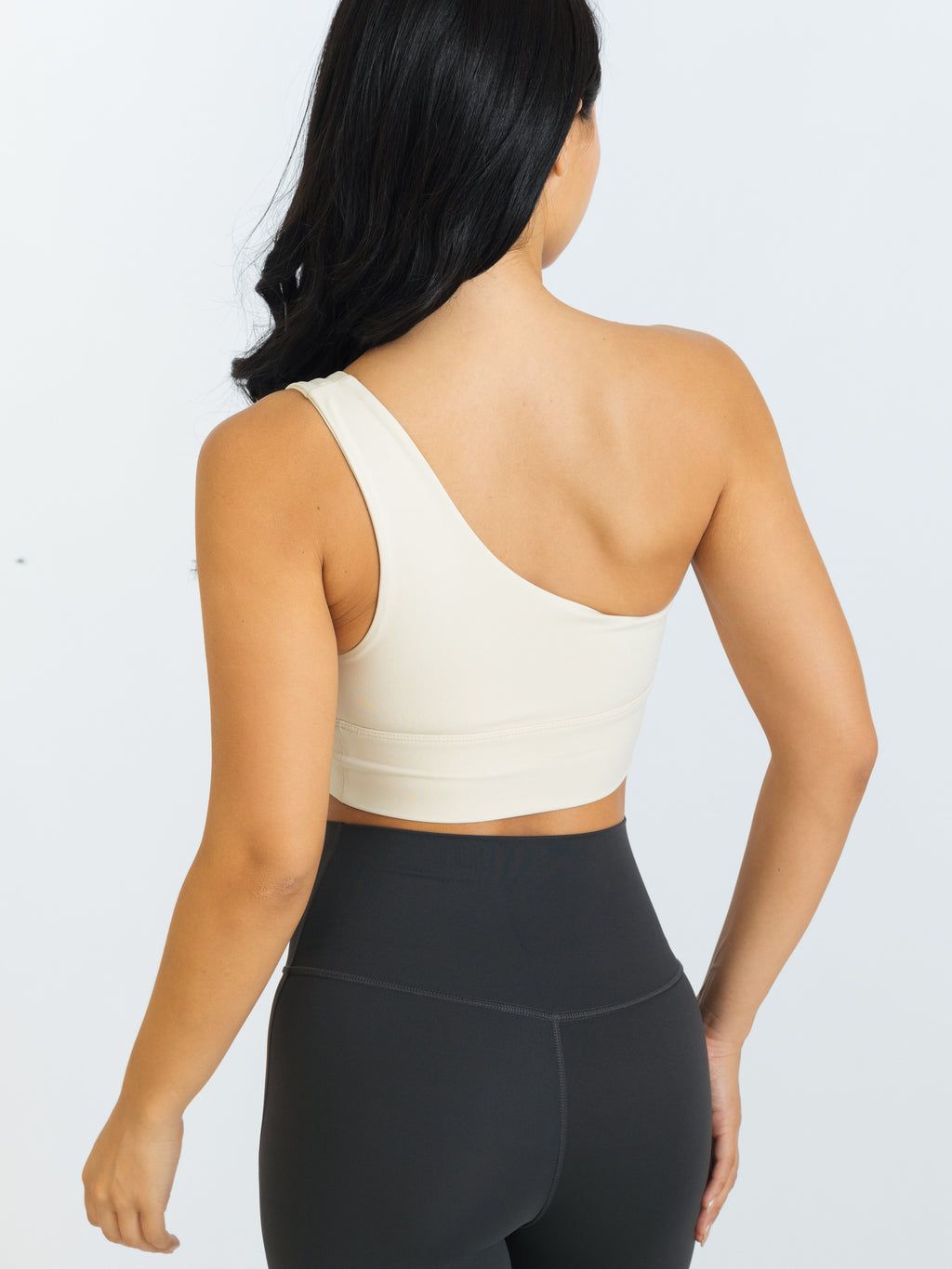 Glow One Shoulder Bra - Onyx
