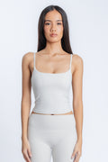 SoftForm Cami Shelf Bra - Oyster