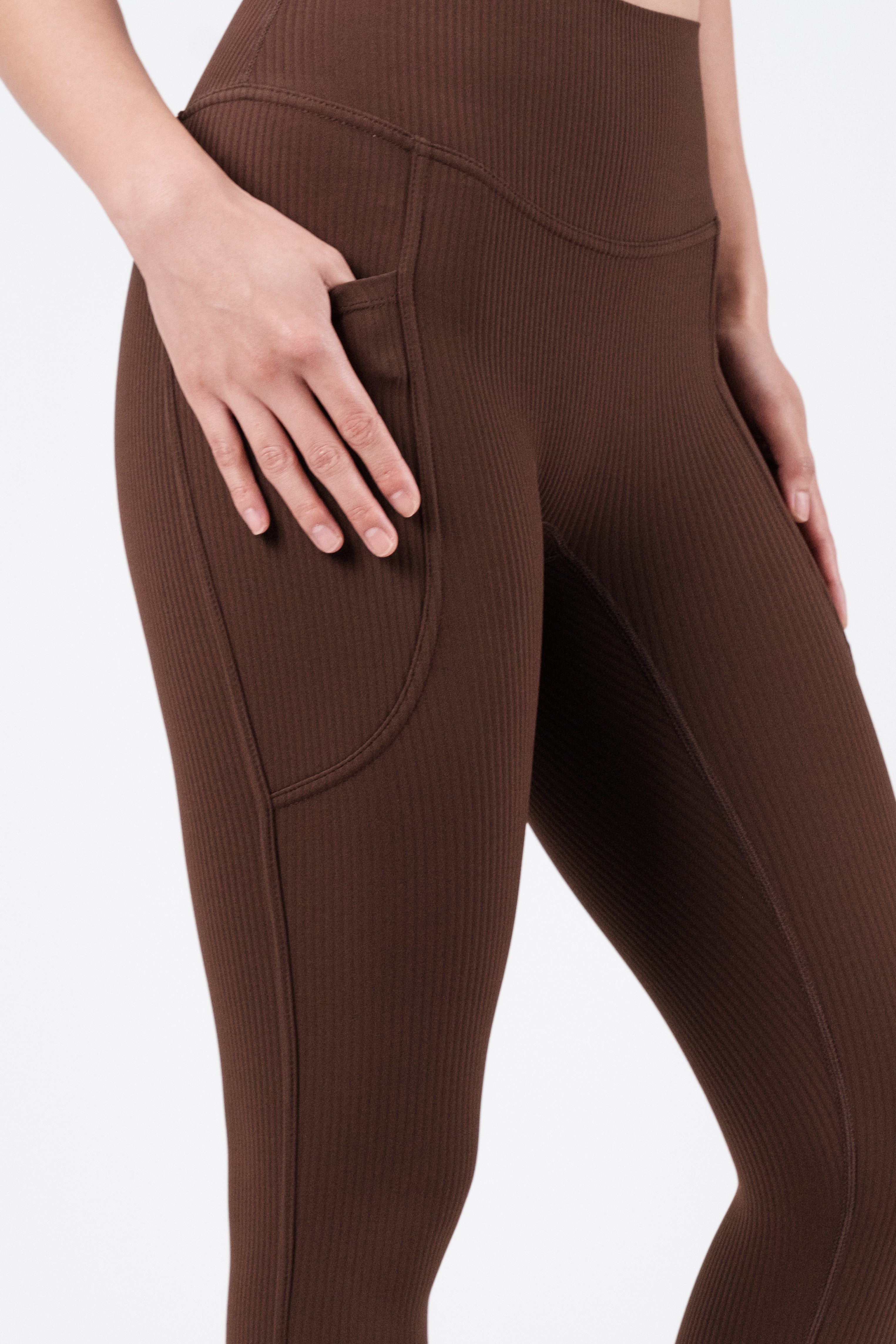 Rib Flex Pocket Pants - Espresso