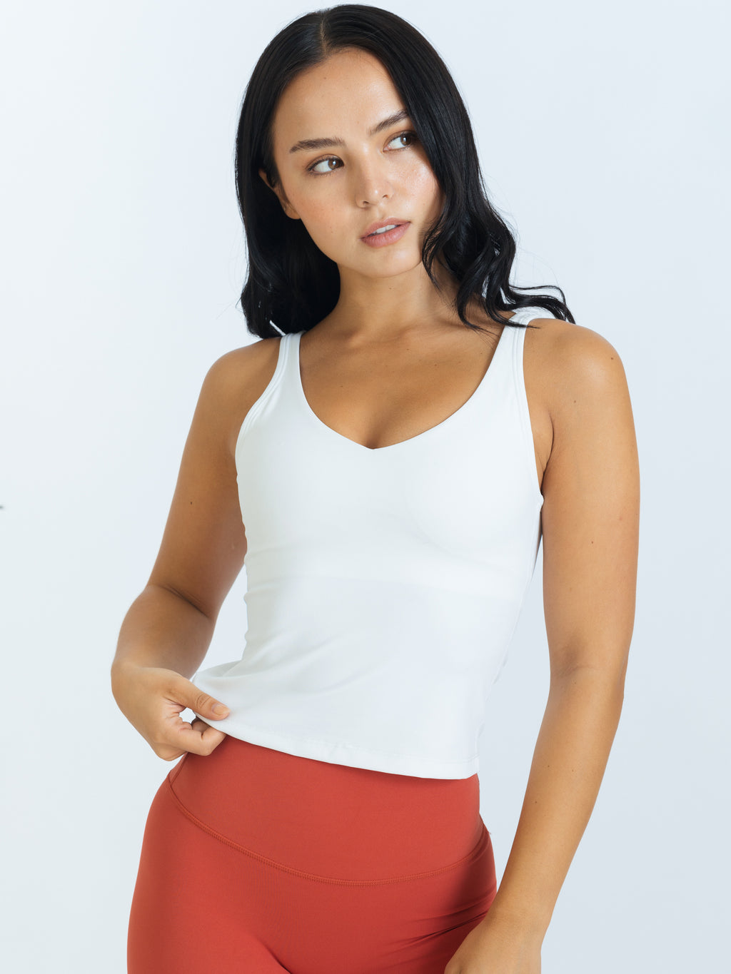 Motion Sports Top (Long) - Blanc