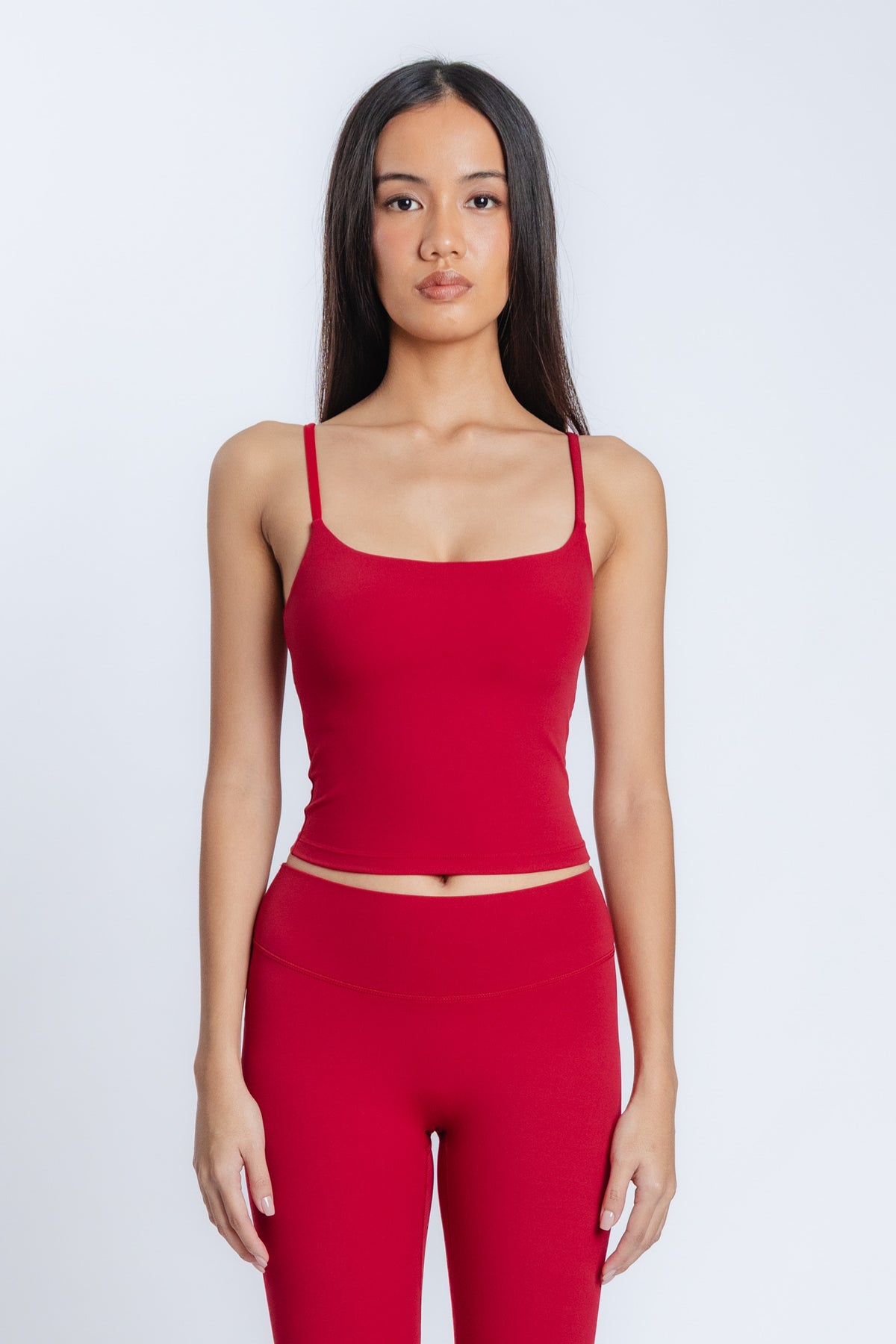 SoftForm Cami Shelf Bra - Ruby Red