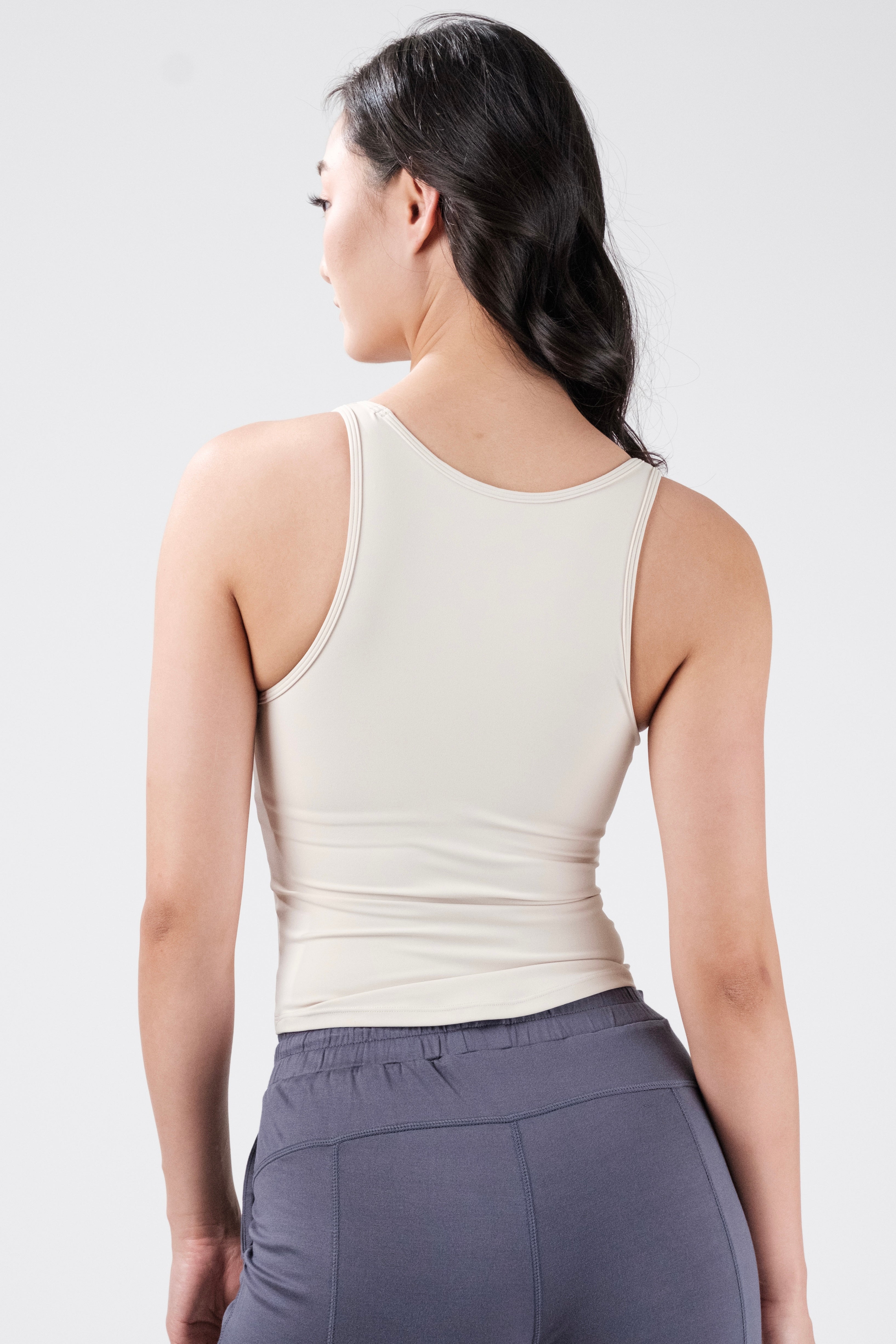 Hold Tight Padded Tank - Oat