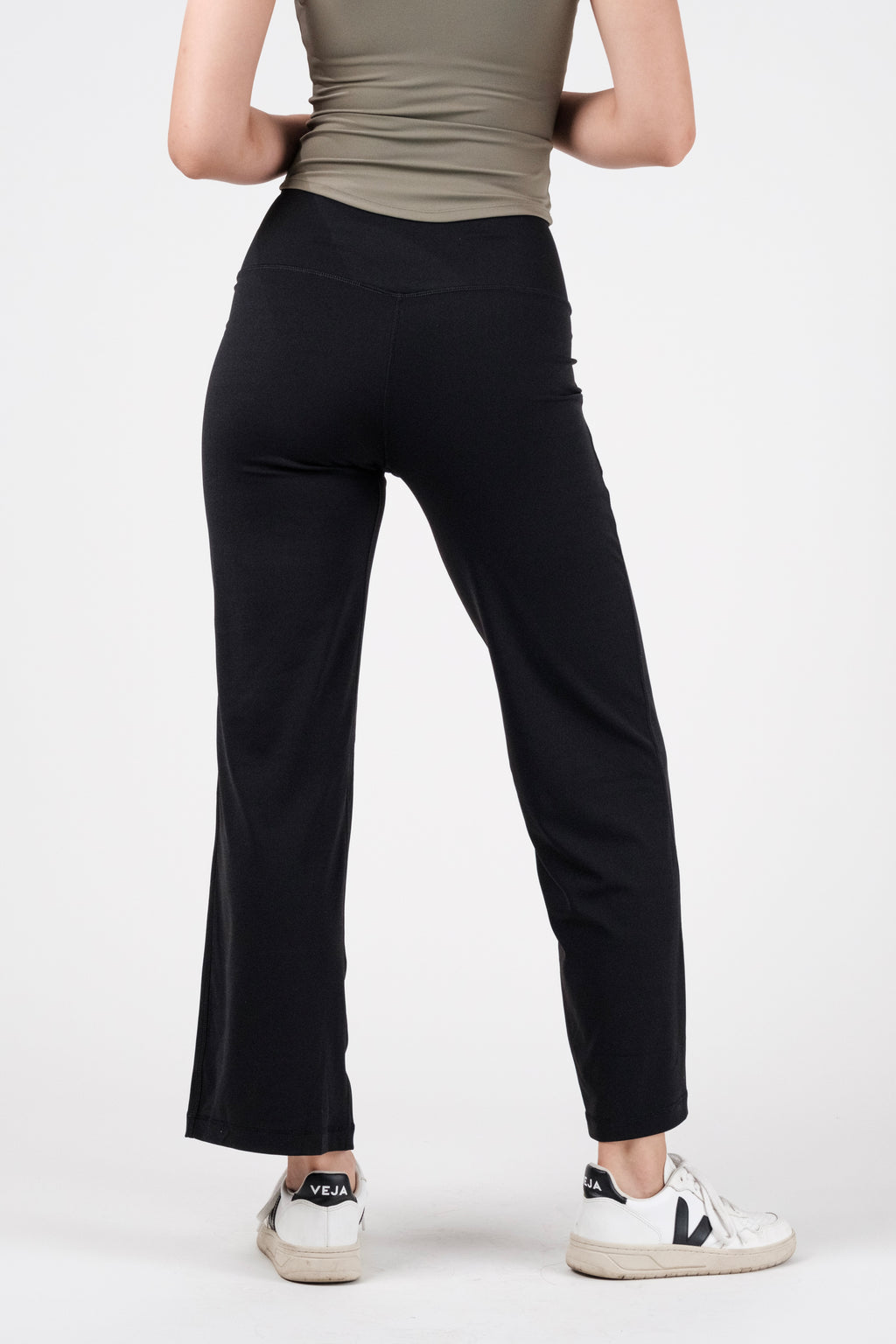 Vibe Wide Leg Pants - Onyx