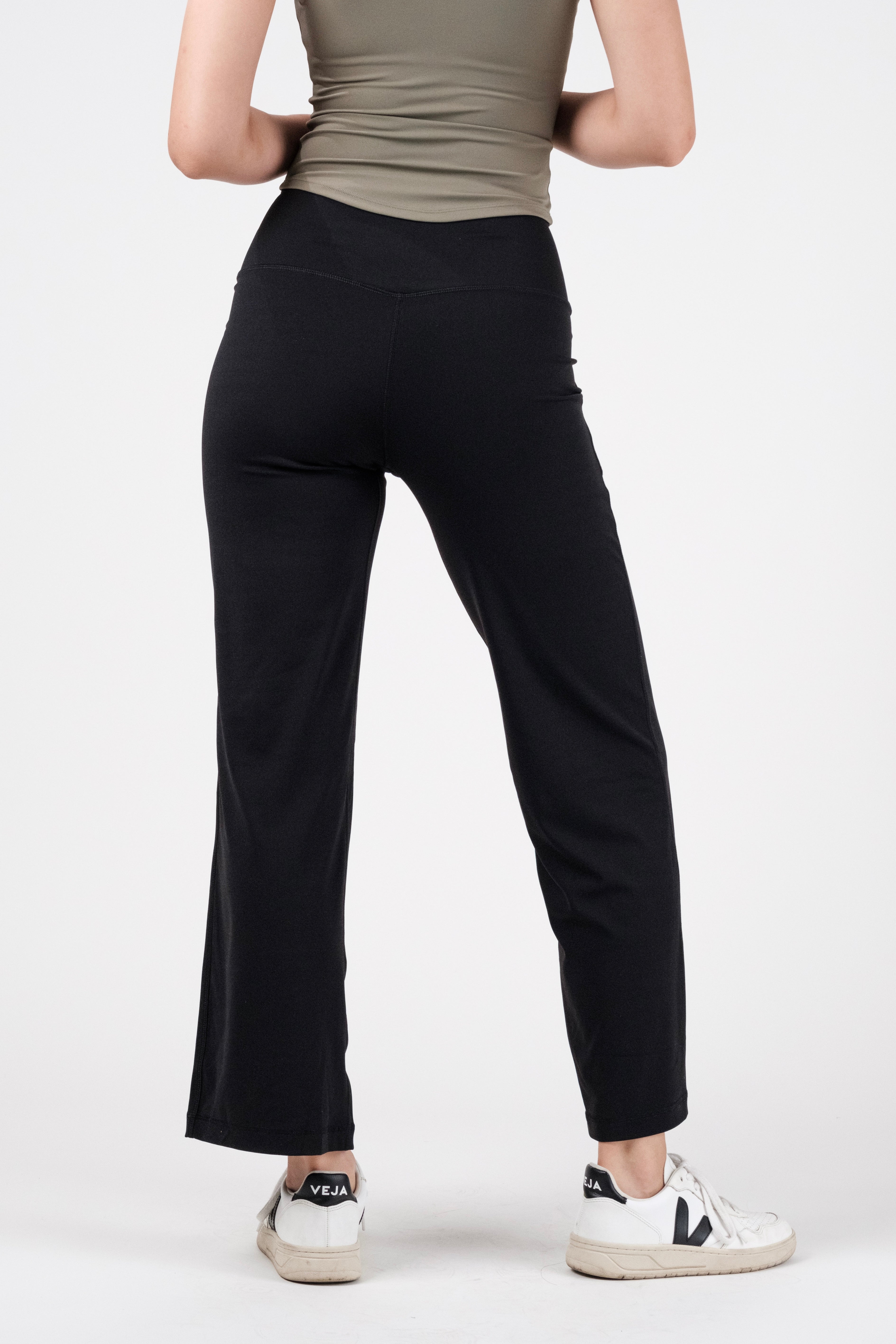 Vibe Wide Leg Pants - Onyx