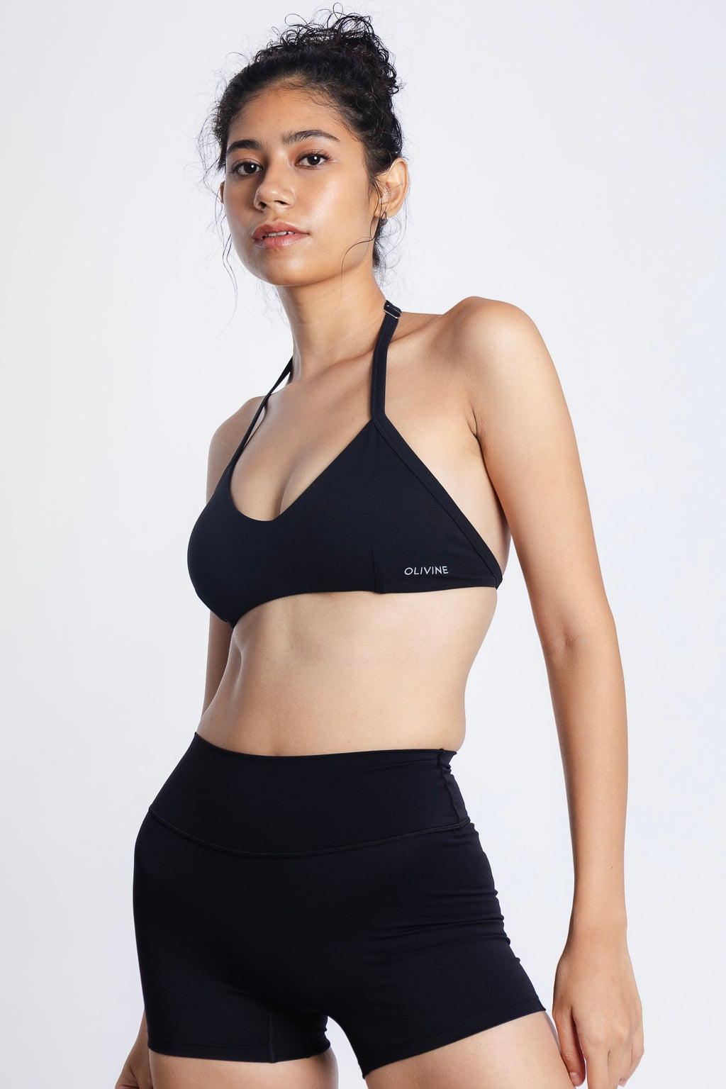 Bare Halter Bra - Onyx