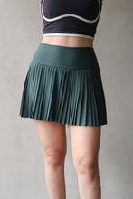 Load image into Gallery viewer, Aces Pleated Skort - Basil
